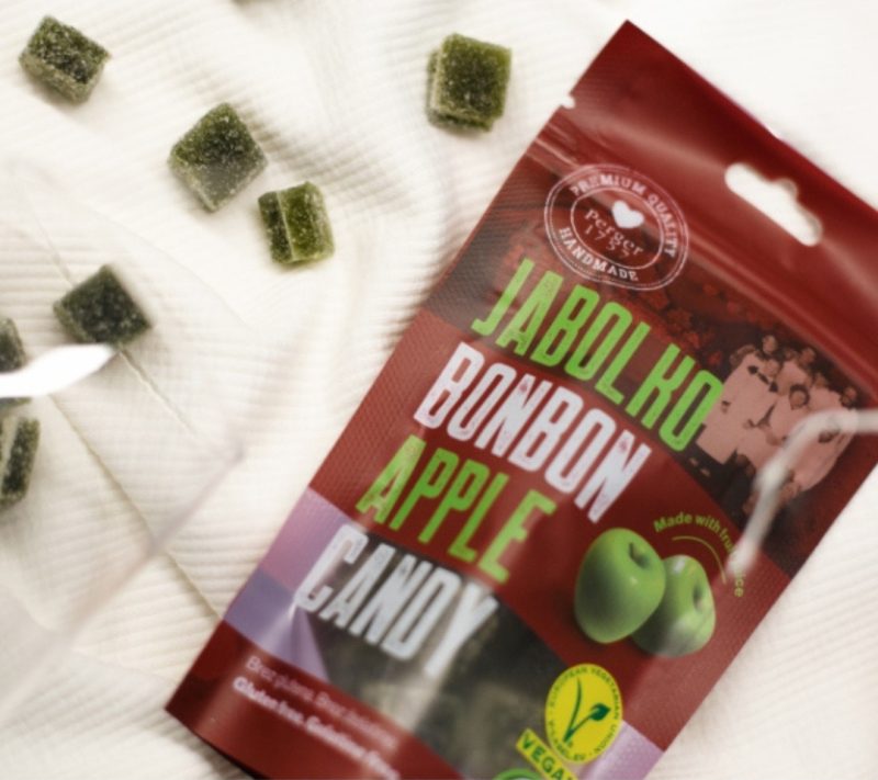 Veganski bio bonboni – jabolko Perger 1757, 70 g