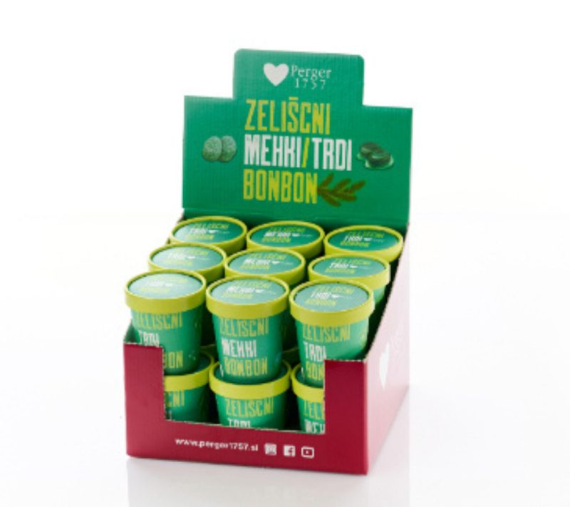 Zeliščni bonboni TO GO – multipack 18 kos Perger 1757
