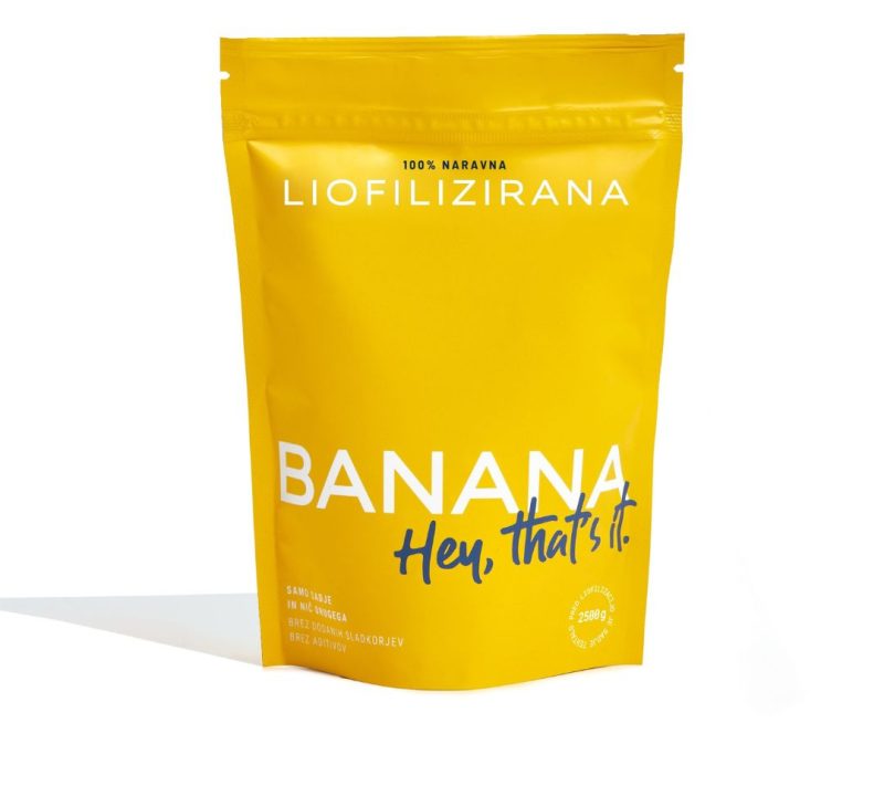 100% naravna liofilizirana banana Hey, that's it, 300g