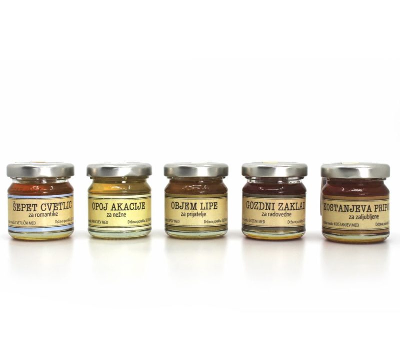 Mali paket “4 x mini klasični medi” Mr.Bee