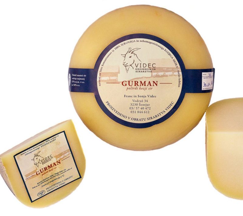 Poltrdi kozji sir Gurman Kmetija-Sirarstvo_Videc Poltrdi kozji sir Gurman Kmetija-Sirarstvo Videc