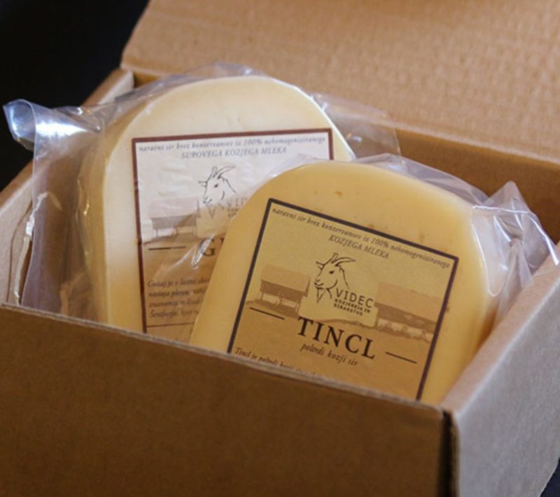 Poltrdi kozji sir Tincl Kmetija-Sirarstvo Videc