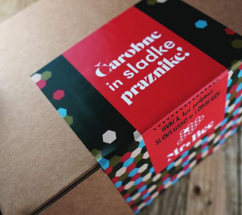 Srednji paket “Lipov med in Božično jabolko” Mr.Bee