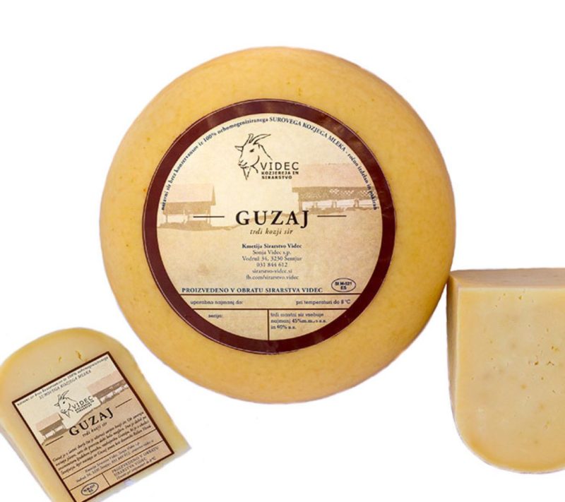 Trdi kozji sir Guzaj Kmetija-Sirarstvo_Videc Trdi kozji sir Guzaj Kmetija-Sirarstvo Videc
