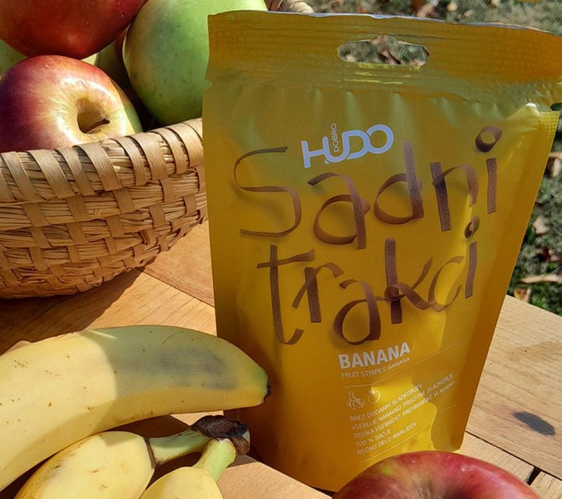 Sadni trakci banana Skupina Hudo Dobro, 40 g