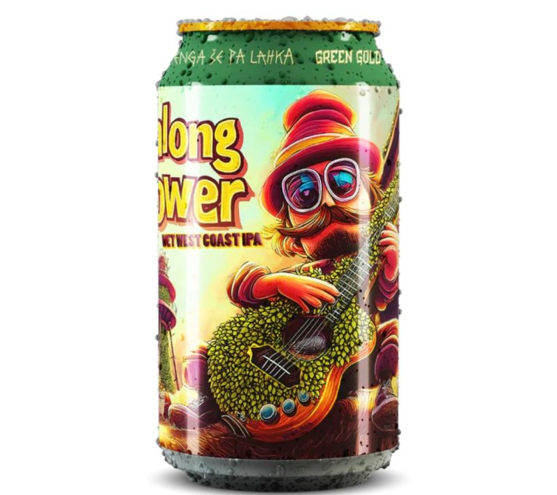 All Along The Hoptower – WET WEST COAST IPA, 6,0% alc Green Gold Brewing, 0,33 l All Along The Hoptower – WET WEST COAST IPA, 6,0% alc Green Gold Brewing, 0,33 l