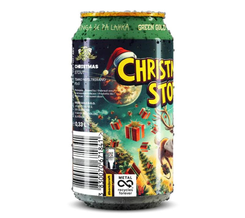 Christmas Stout - STOUT, 6,0% alc. Green Gold Brewing 0,33 l Christmas Stout - STOUT, 6,0% alc. Green Gold Brewing, 0,33 l