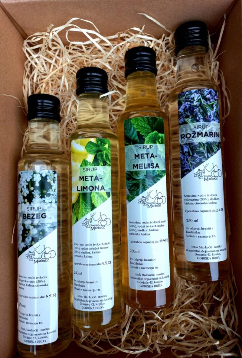 Komplet sirupi 0,25l