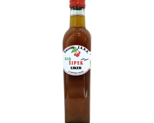 BIO liker iz šipka kmetija J.A.N.A. 0,5l