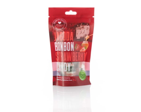 Bio bonboni jagoda Perger 1757, 70 g