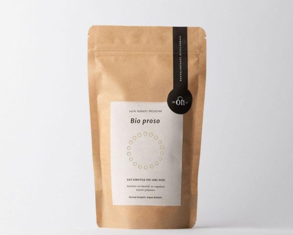 Bio neoluščeno proso, zrnje Pri omi Neži, 1000g