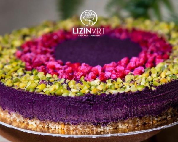 Bio presna torta z EKO certifikatom – MONO – borovnica (velika-16 kosov-premer-26)
