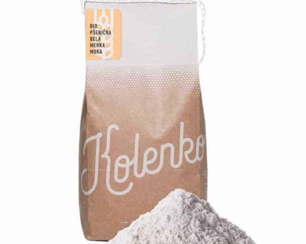 Bio pšenična bela mehka moka Kolenko, 1kg