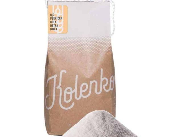 Bio pšenična bela ostra moka Kolenko, 1kg