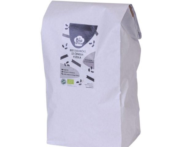 Bio svedrčki iz črnega fižola Biogetta, 1kg