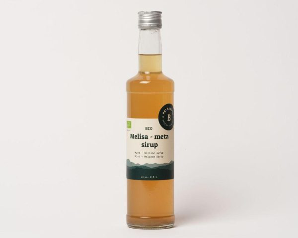 Bio zeliščni sirup – meta-melisa Pri Baronu, 0,5l