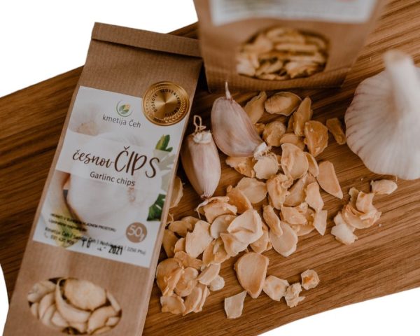 Česnov čips kmetija Čeh 50g