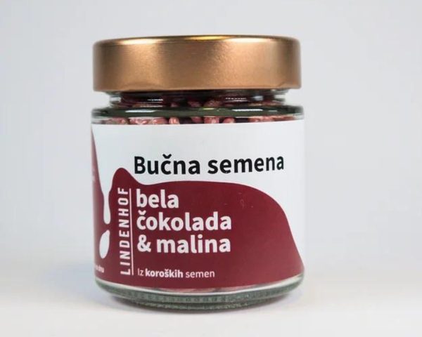 ČokoBučke - bela čokolada in malina Lindenhof, 80g