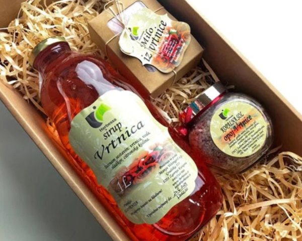 Darilni paket ~ Žametna vrtnica Herbessa