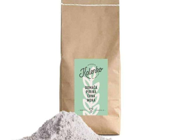 Domača pirina črna moka Kolenko, 1kg
