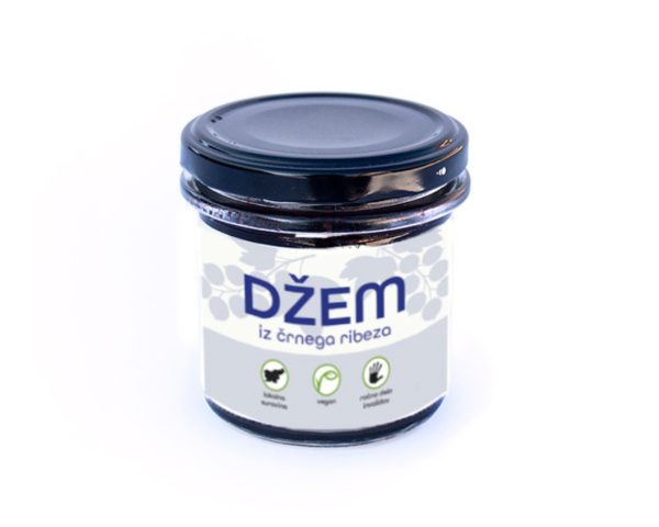 Džem iz črnega ribeza Skupina Hudo Dobro, 135 g