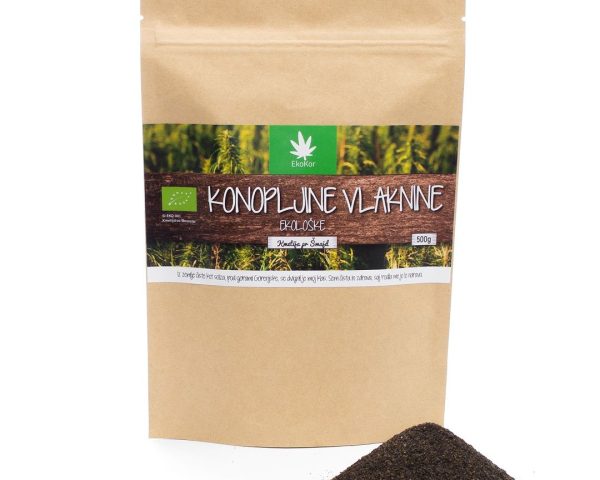 Ekološke konopljine vlaknine EkoKor, 500 g