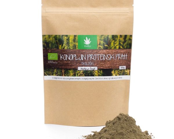 Ekološki konopljin proteinski prah EkoKor, 300 g