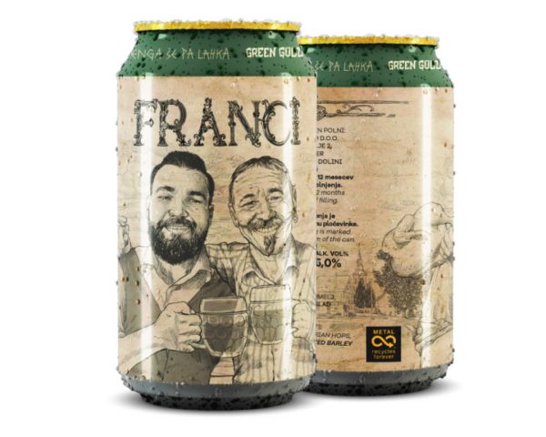 Franci - Lager (5,0) Green Gold Brewing, 0,33 l