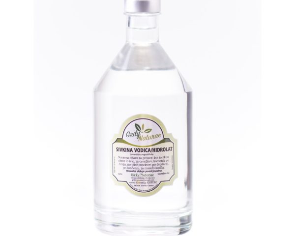 Hidrolat - sivkina vodica brez pršilke Grily Naturae, 500 ml