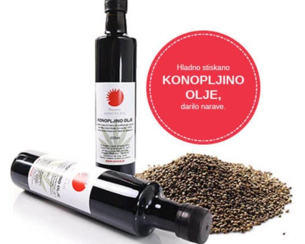 Konopljino olje BIO Sončni raj, 250 ml