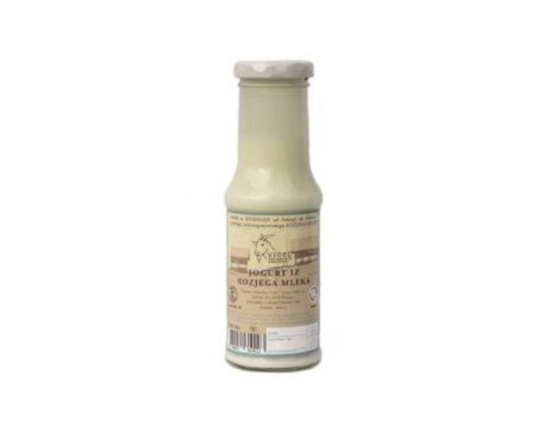 Kozji jogurt steklo Kmetija-Sirarstvo Videc, 0,5 l