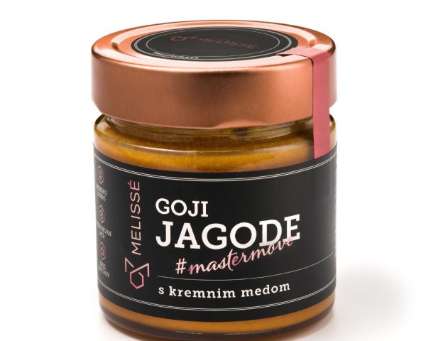 Kremni med z goji jagodami Kmetija Vizjak, 200ml