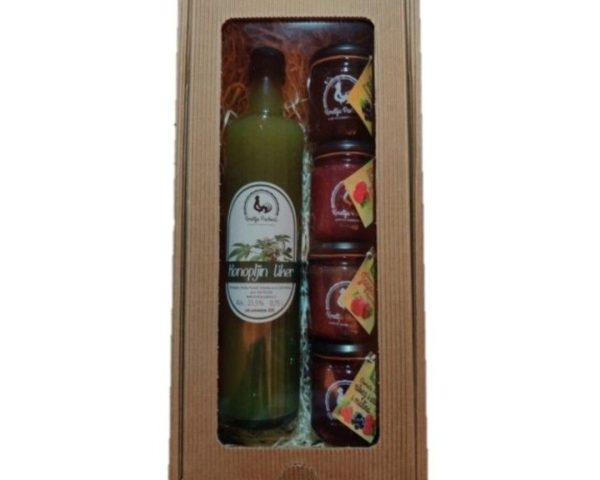 Paket Liker Konoplja ali Malina ter komplet marmelad Kmetija Pavlovič