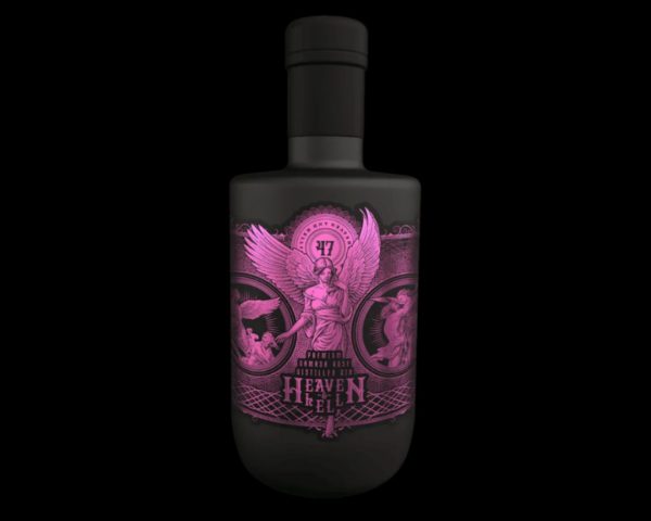 Premium Damask Rose Gin Heaven & Hell, 700 ml
