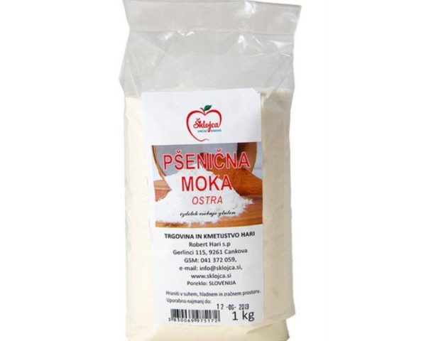 Pšenična bela ostra moka Hari, 1kg