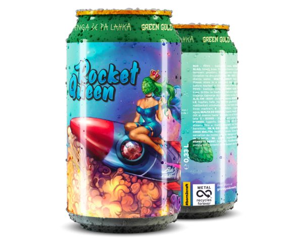 Rocket Queen – IPA, 6,9 Green Gold Brewing, 0,33 l