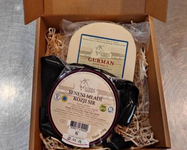 Seneni mladi kozji sir Kmetija-Sirarstvo Videc, 250 g