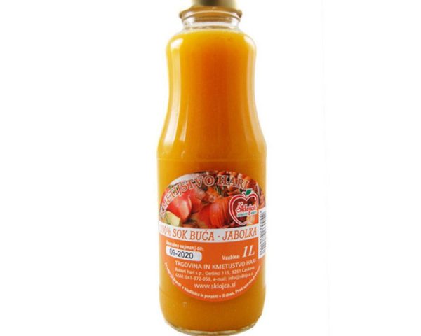 Sok buča - jabolka Hari, 1l