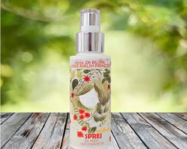 Sprej za lažje razčesavanje las za otroke Zelišča Cvetka, 100ml