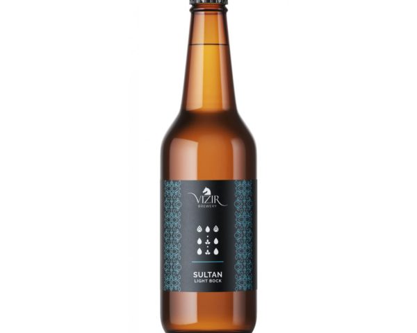 Svetlo pivo Sultan - light bock pivovarna Vizir, 0,5 L