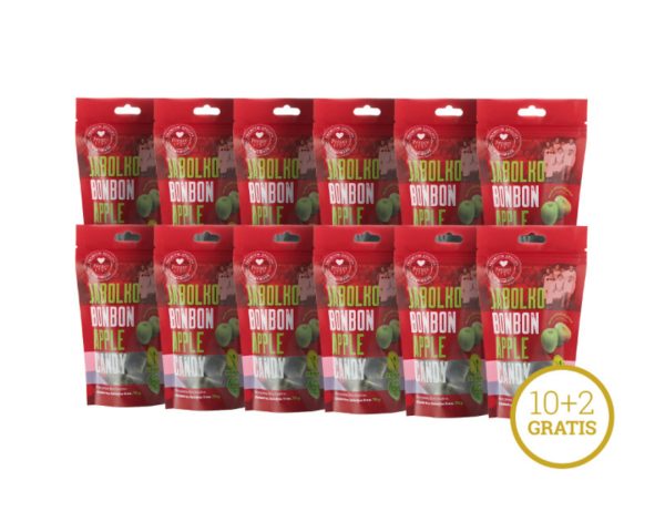 Veganski bio bonboni – jabolko 10+2 gratis Perger 1757