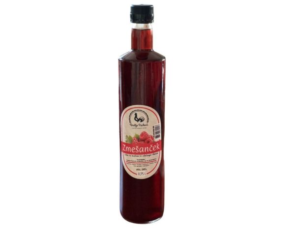 “Zmešanček” – malinov in ribezov liker Pavlovič, 0,75l
